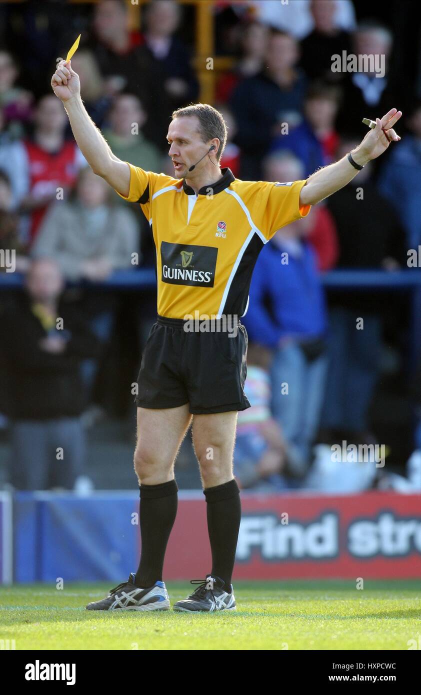 TIM WIGGLESWORTH RUGBY FOOTBALL UNION Schiedsrichter HEADINGLEY CARNEGIE LEEDS ENGLAND 4. Oktober 2009 Stockfoto