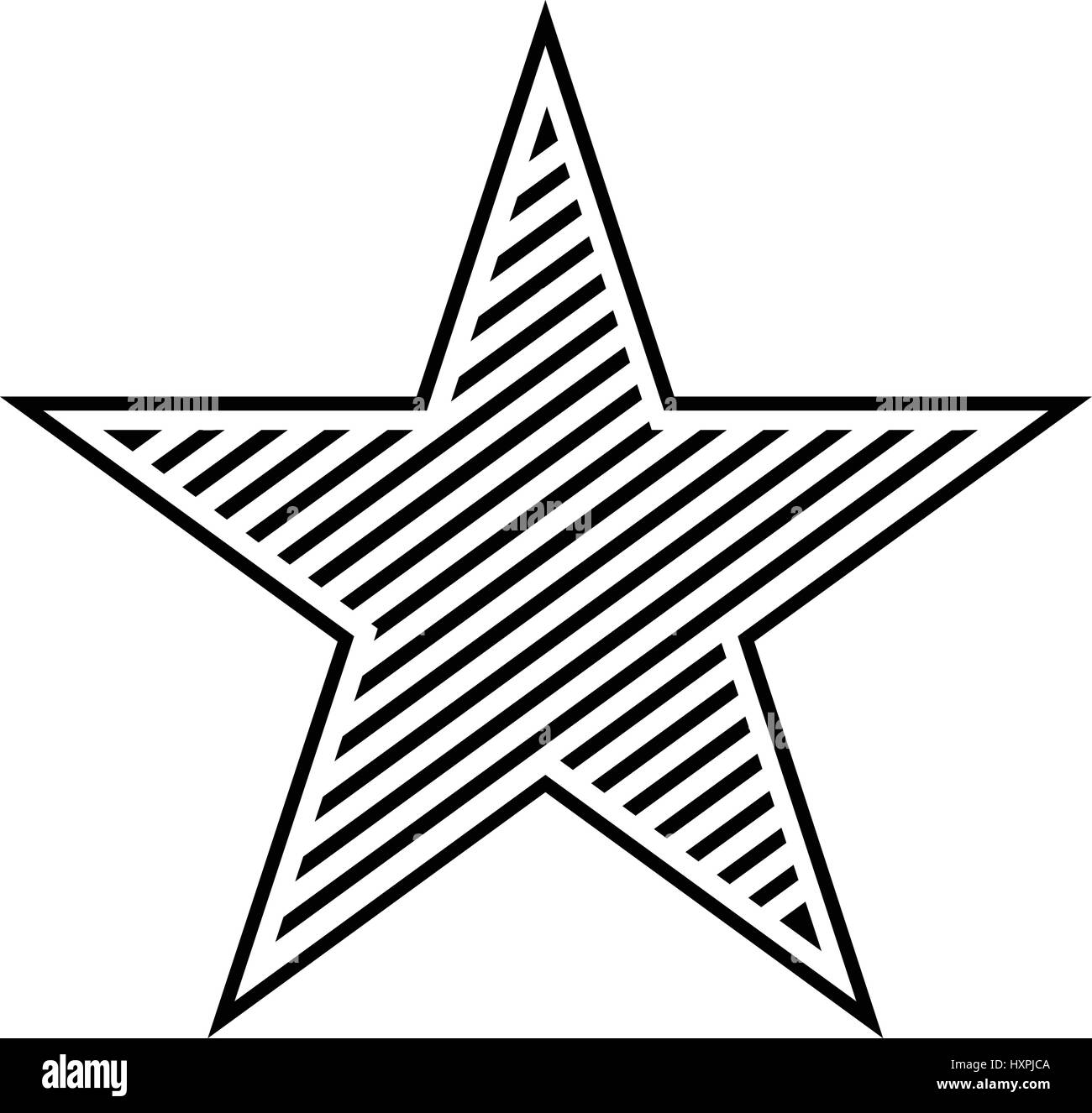 Sterne Symbol Vektor-Illustration, kreatives design Stock Vektor