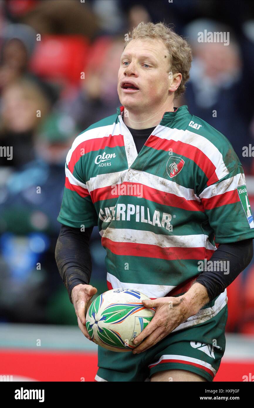 SCOTT HAMILTON LEICESTER TIGERS RU WELFORD ROAD LEICESTER ENGLAND 16. Januar 2010 Stockfoto