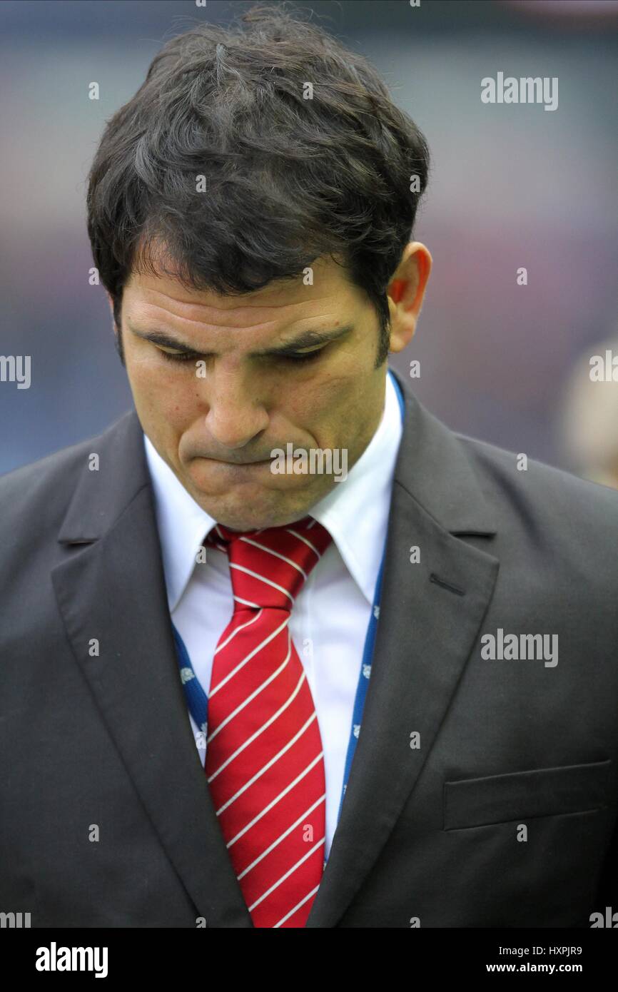 MARC LIÈVREMONT Frankreich RU COACH MURRAYFIELD EDINBURGH Schottland 7. Februar 2010 Stockfoto