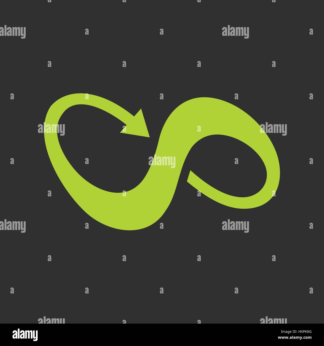 Infinity symbol shape eternity Fotos und Bildmaterial in hoher