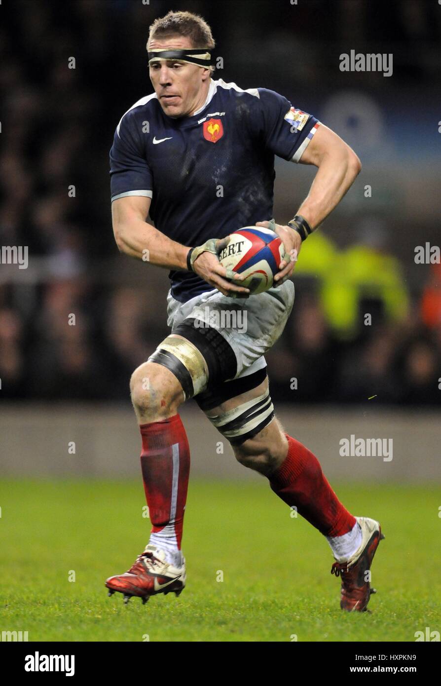 IMANOL HARINORDOQUY Frankreich BIARITZ & BIARITZ TWICKENHAM LONDON ENGLAND 26. Februar 2011 Stockfoto