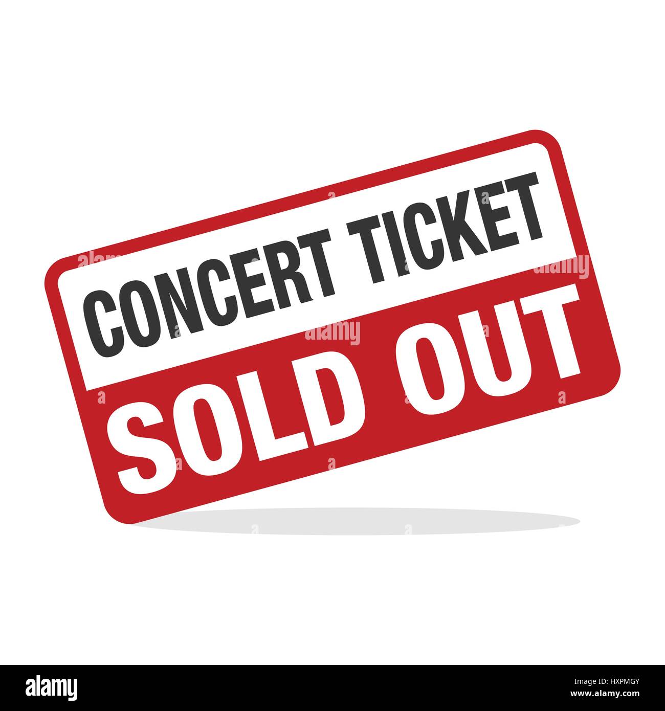 Ausverkauft, Designkonzept, Vektor-Illustration, Zeichen zu speichern Stock Vektor
