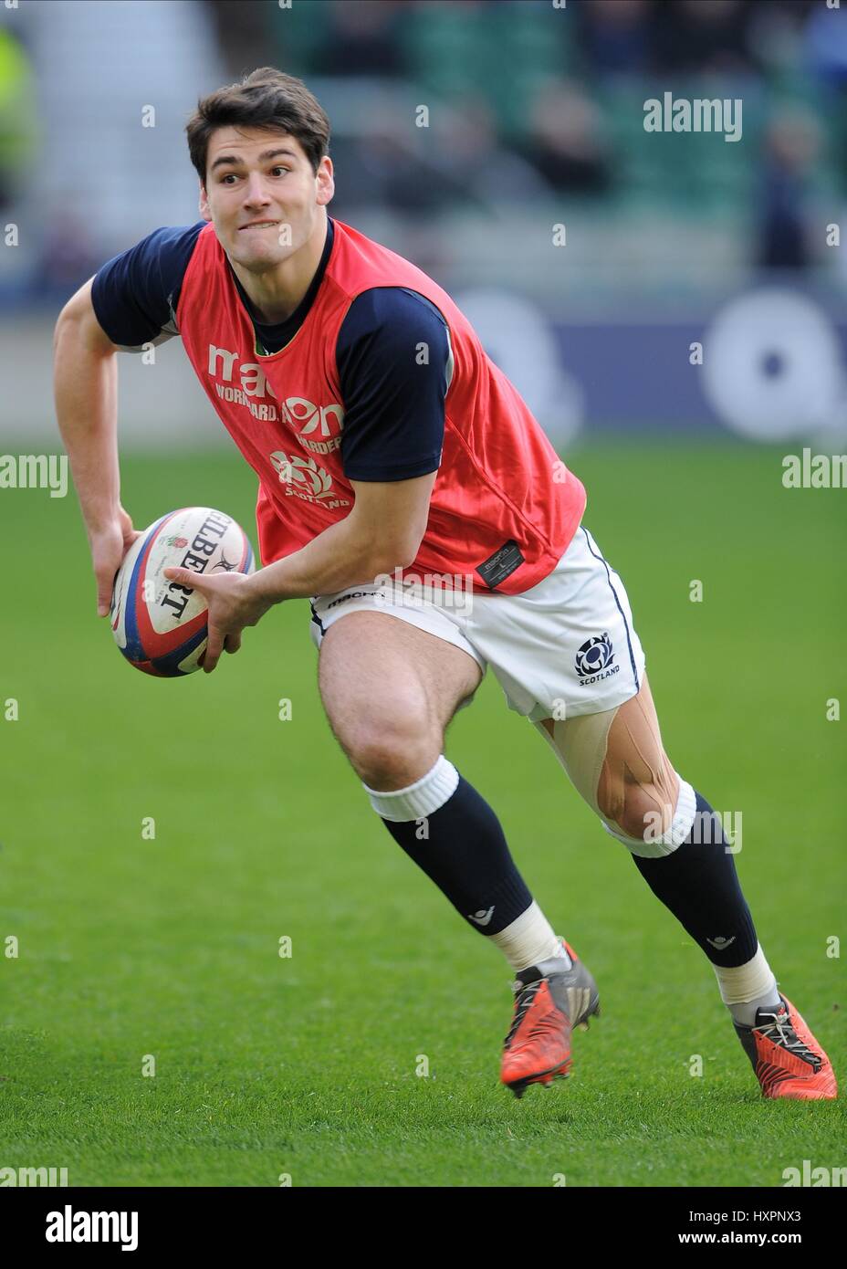 SAM HIDALGO-CLYNE Schottland EDINBURGH RUGBY & EDINBURGH RUGBY TWICKENHAM LONDON ENGLAND 14. März 2015 Stockfoto