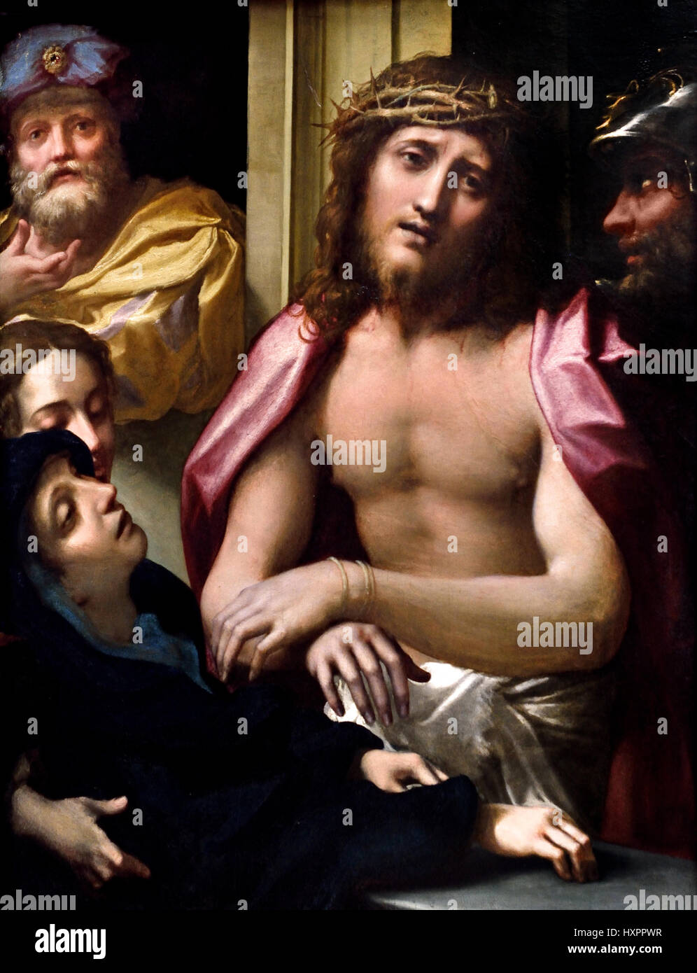 Christus zu den Menschen vorgestellt (Ecce Homo) 1525-30 Antonio Allegri, genannt Correggio aktive 1494; starb 1534 aus dem 16. Jahrhundert Italien Italienisch Stockfoto