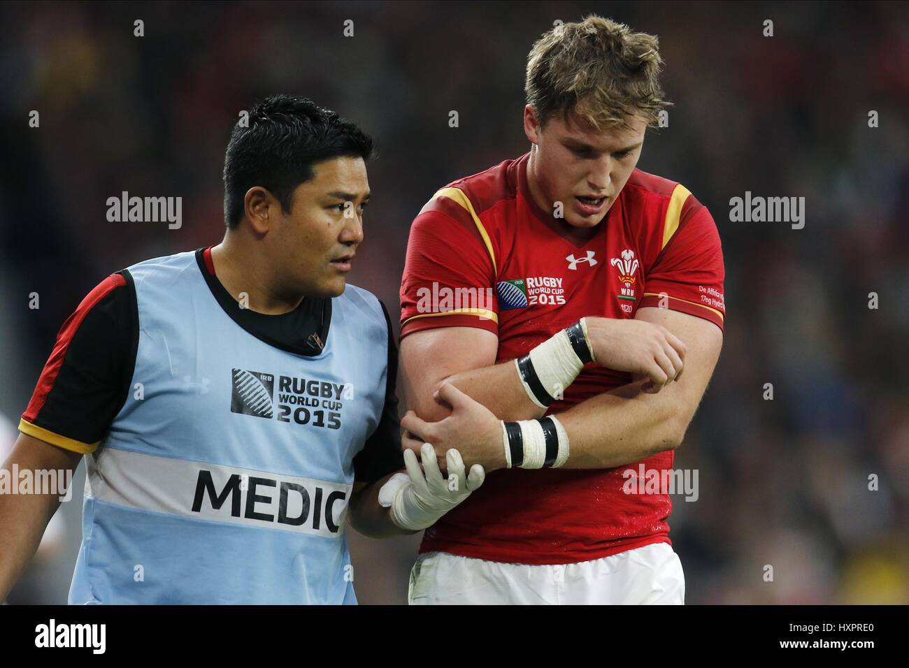 TYLER MORGAN WALES NEWPORT GWENT Drachen WALES & NEWPORT GWENT Drachen TWICKENHAM LONDON ENGLAND 17. Oktober 2015 Stockfoto