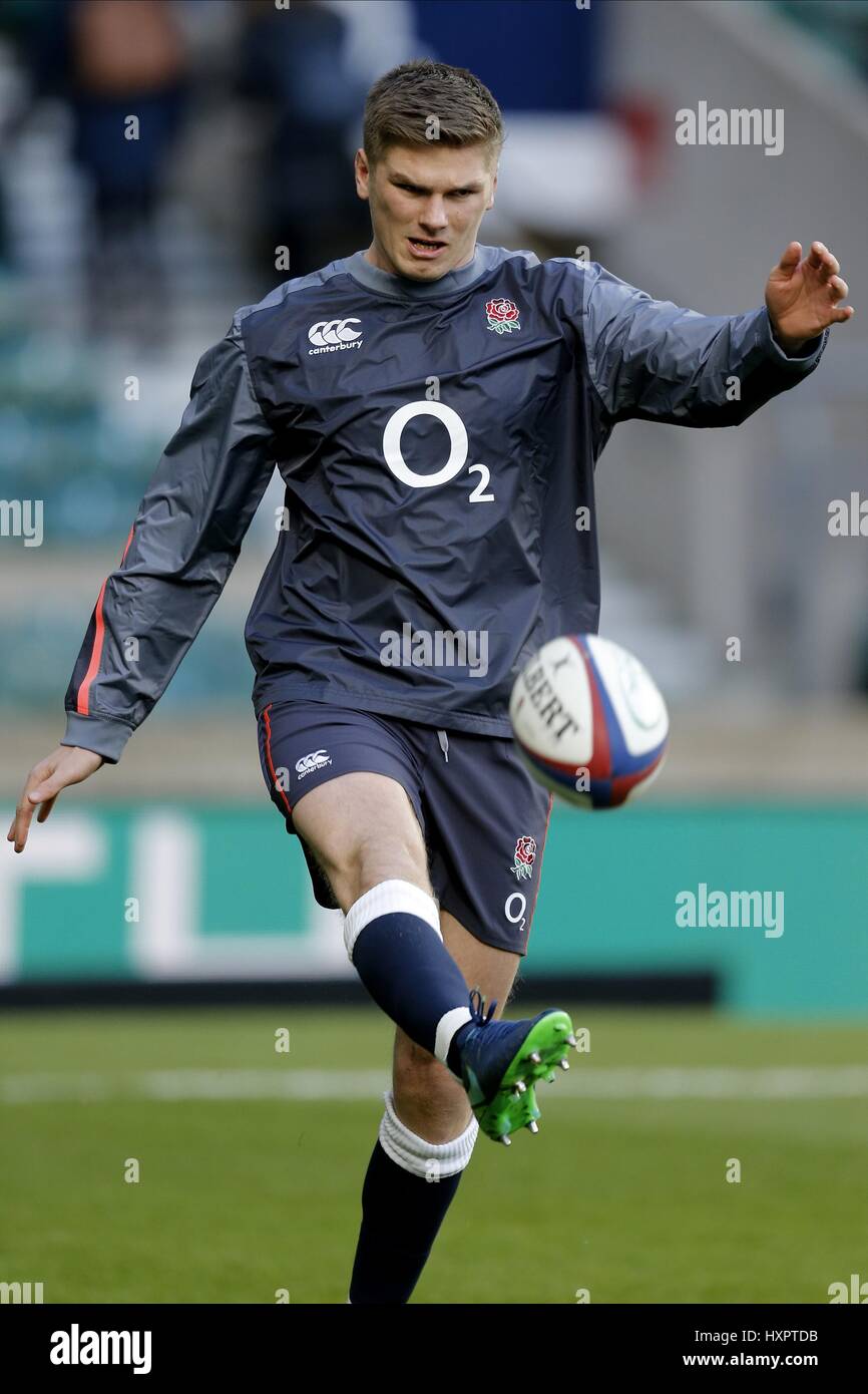 OWEN FARRELL ENGLAND Sarazenen RU ENGLAND & Sarazenen RU TWICKENHAM LONDON ENGLAND 3. Dezember 2016 Stockfoto