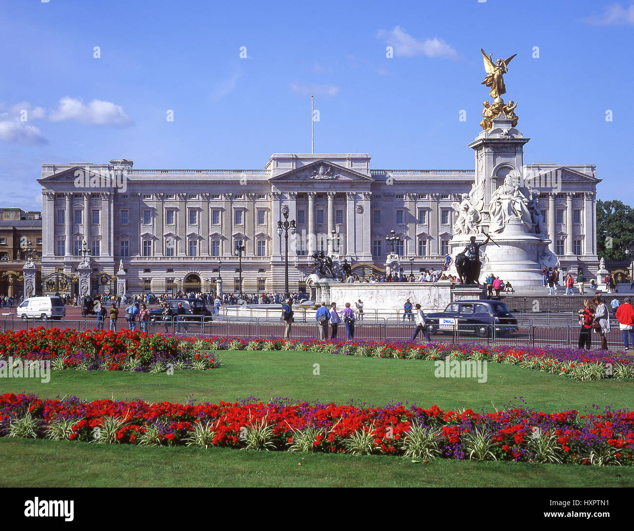 Buckingham Palace und Victoria Memorial, das Einkaufszentrum, City of Westminster, Greater London, England, Vereinigtes Königreich Stockfoto