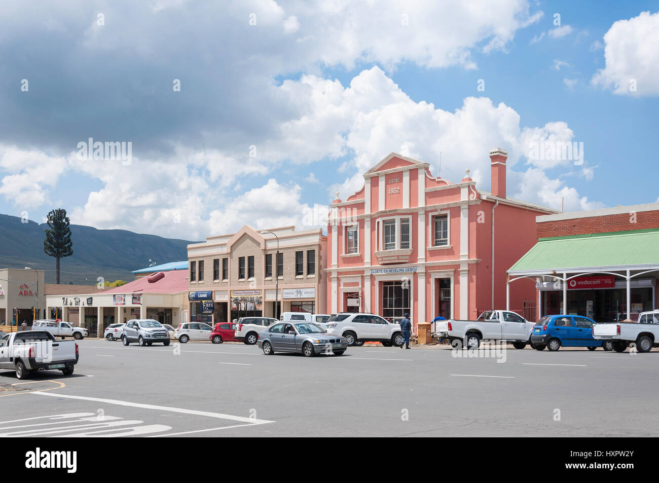 Southey Street, Harrismith, freien Staat Provinz, Republik Südafrika Stockfoto