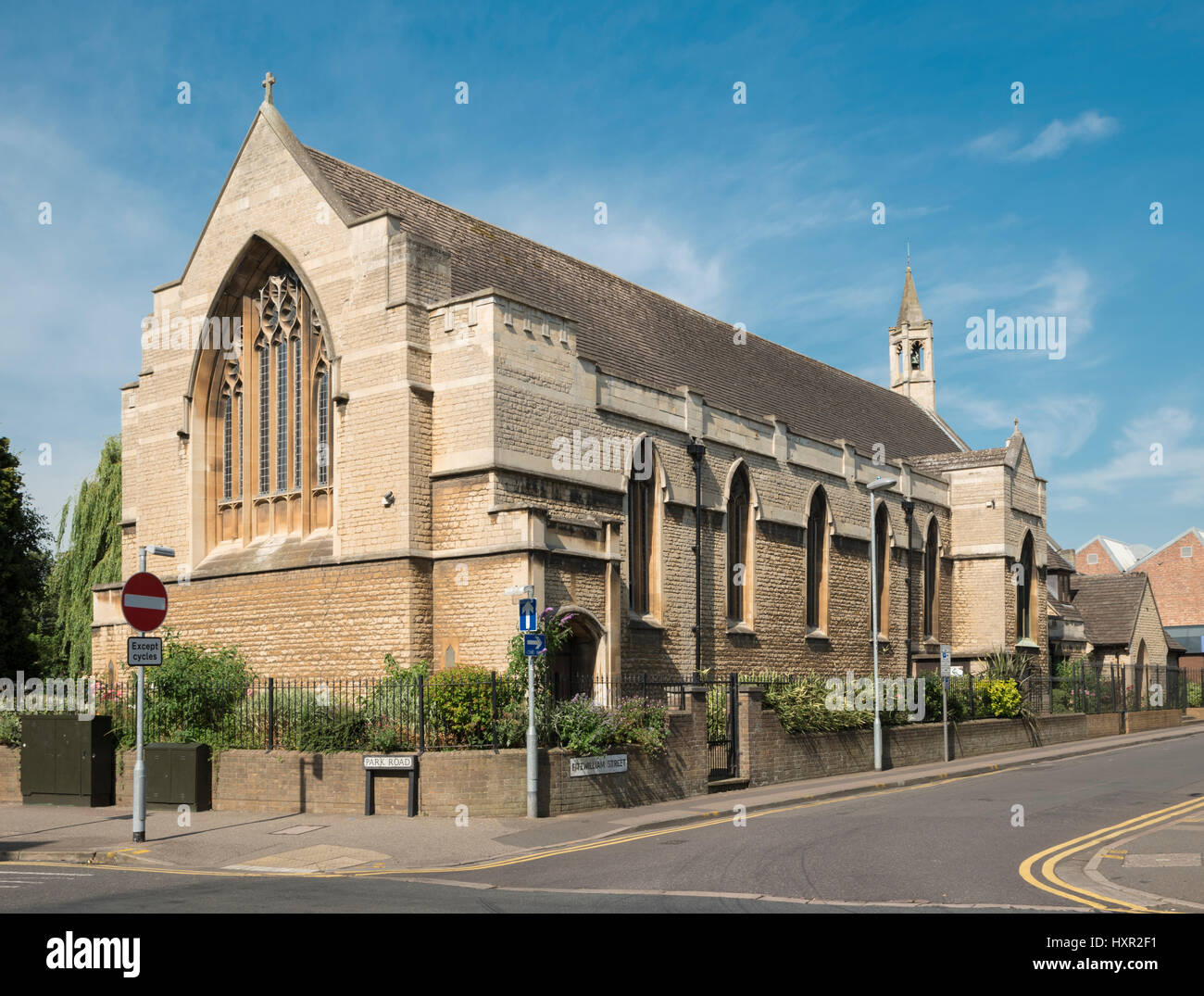 Die römisch-katholische Kirche St. Peter und Allerseelen, Peterborough, Cambridgeshire, England Stockfoto