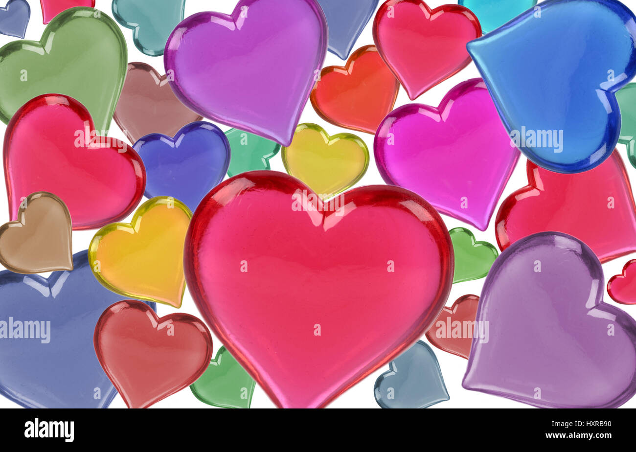 Herzen, Herzen, rot, rot, rot, Liebe, Partnerschaft, Partnerschaften, vor, Gefühl, Gefühle, Liebe, verliebt, Valentinstag, Muttertag, Liebesgru?, Stockfoto