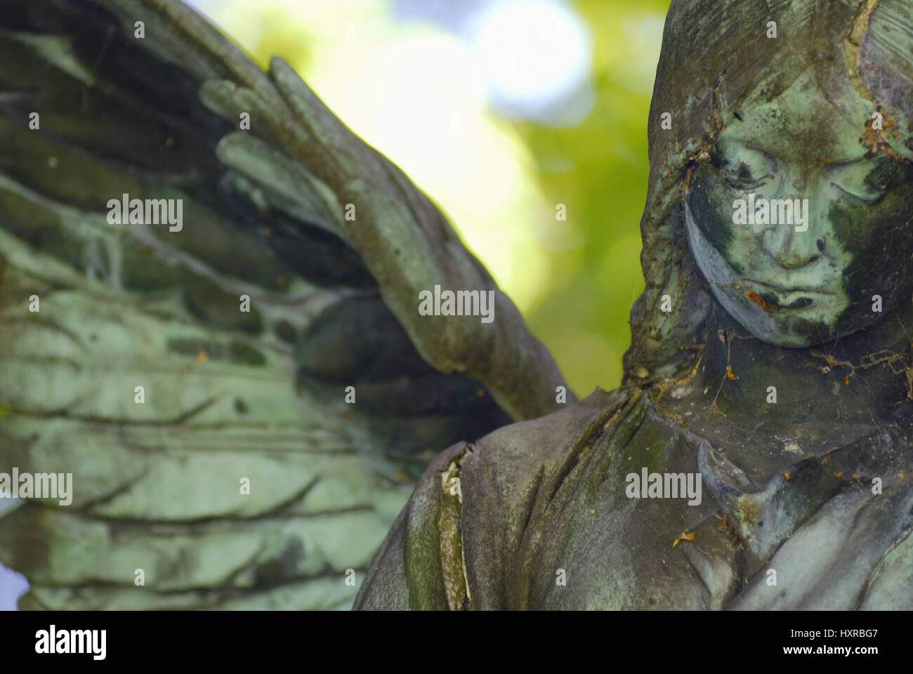 Engels-Statue auf dem waschechter Friedhof im Dorf Ohls, Hamburg ...