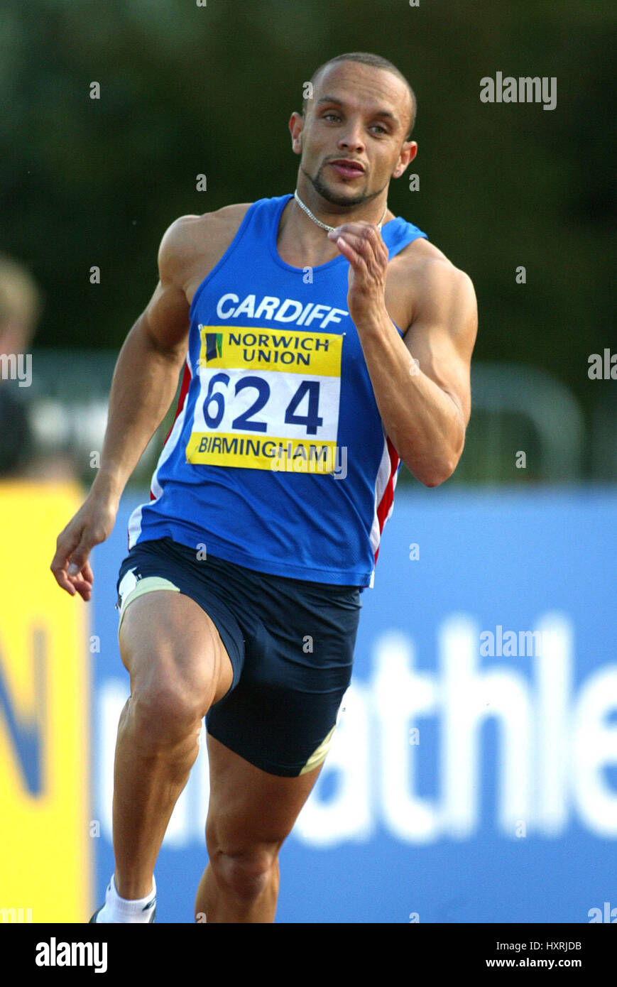 JAMIE BAULCH 400 m ALEXANDER Stadion BIRMINGHAM ENGLAND 13. Juli 2002 Stockfoto
