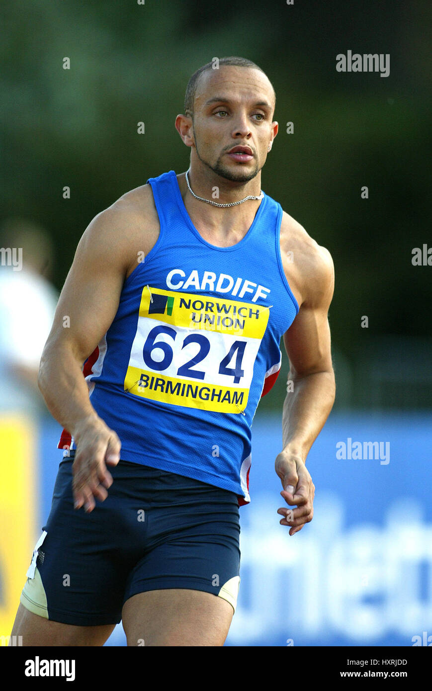 JAMIE BAULCH 400 m ALEXANDER Stadion BIRMINGHAM ENGLAND 13. Juli 2002 Stockfoto