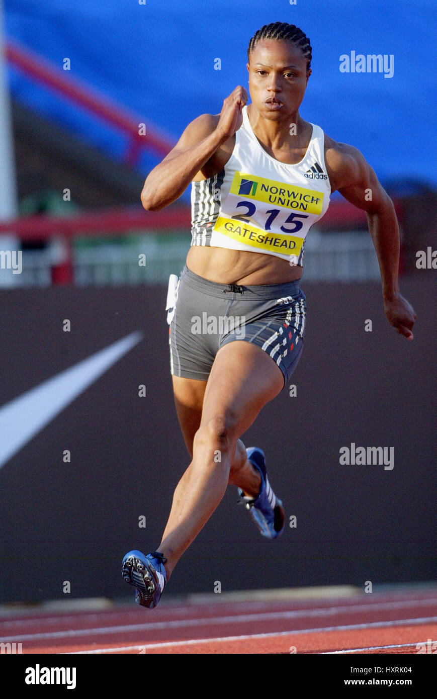 BEVERLEY MCDONALD 200 m GATESHEAD ENGLAND 13. Juli 2003 Stockfoto