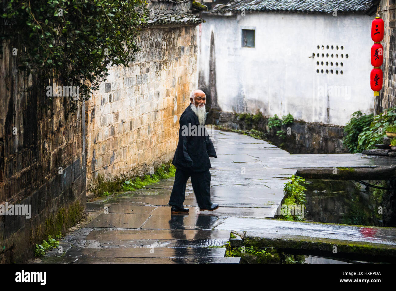 Xidi, traditionelles Chinease Dorf, Huizhou, China Stockfoto