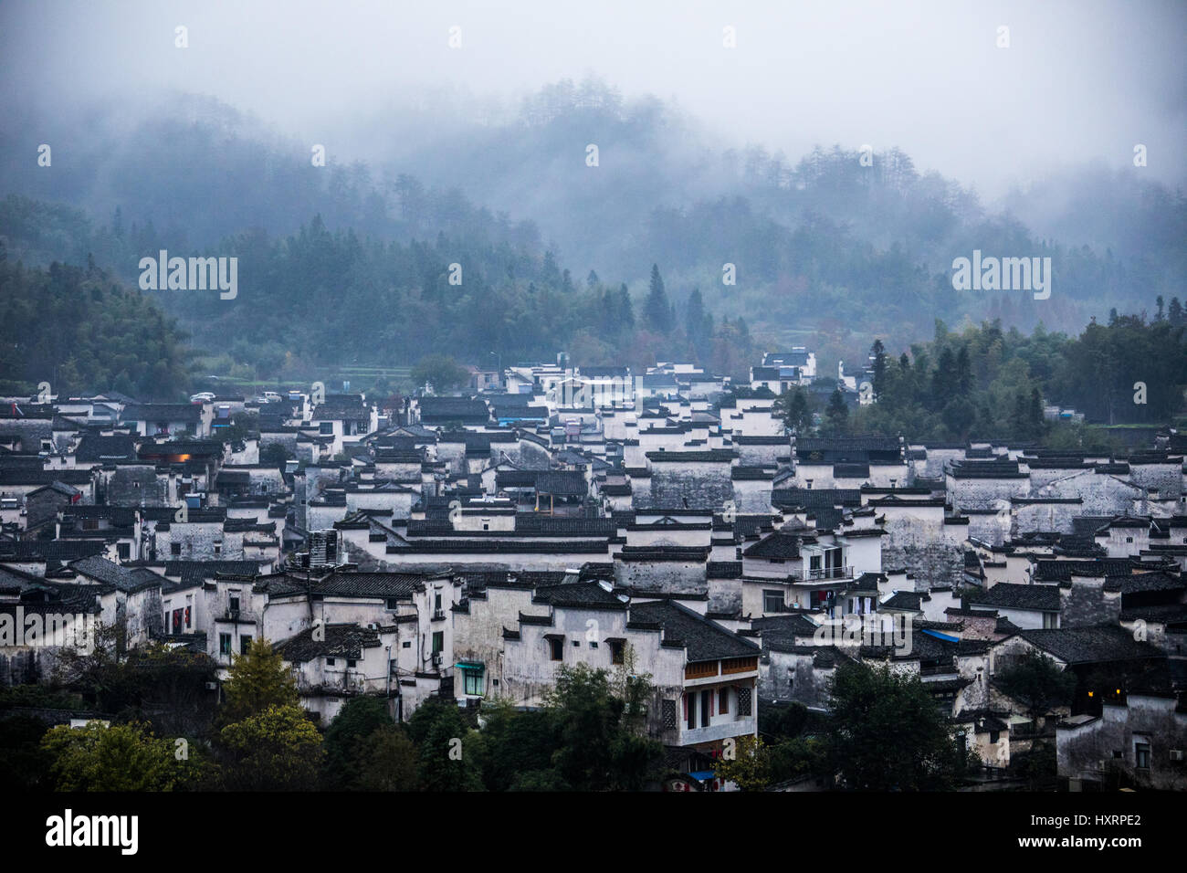 Xidi, traditionellen chinesischen Dorf, Huizhou, China Stockfoto