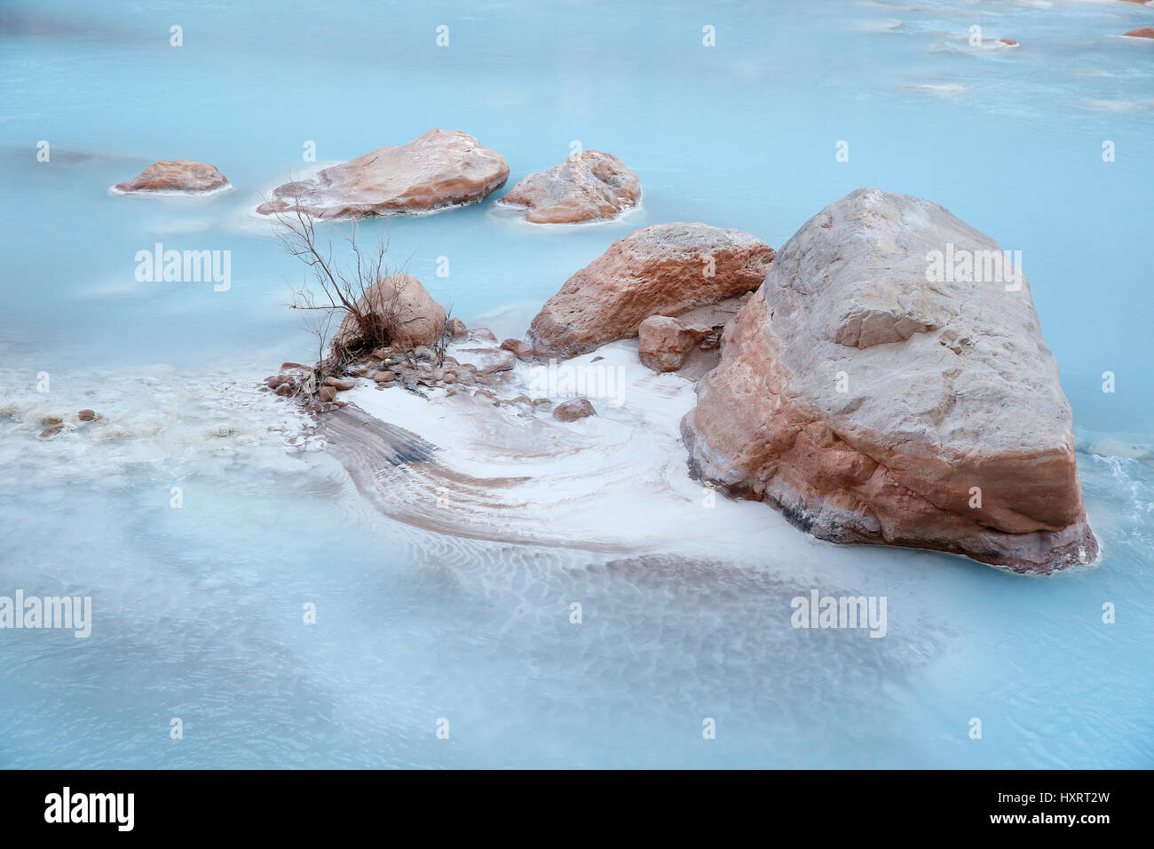 Der Little Colorado River im Grand Canyon National Park im US-Bundesstaat Arizona. Stockfoto