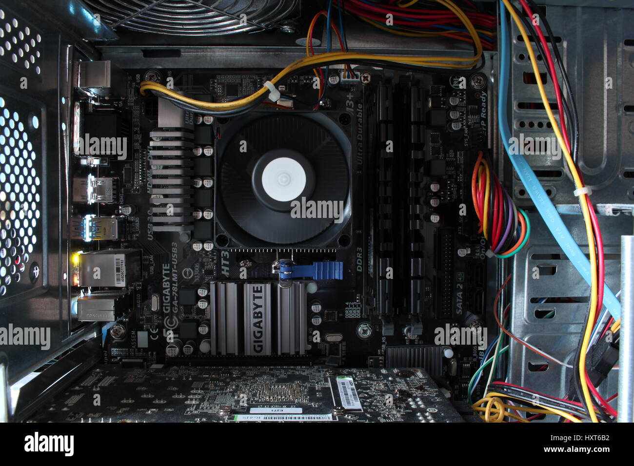 Im Inneren des Gehäuses eines PCs Stockfotografie - Alamy