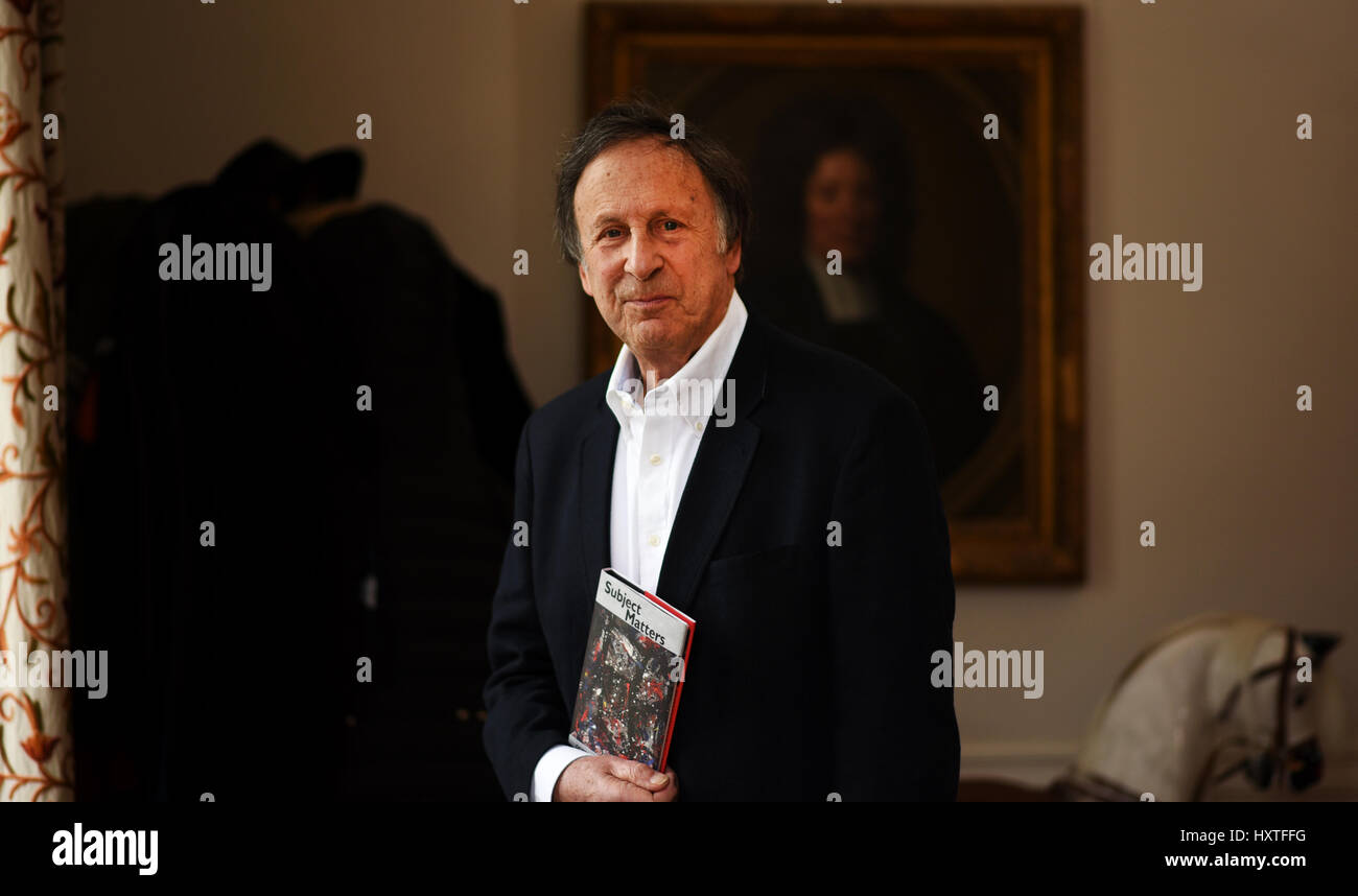 Oxford, UK. 30. März 2017. Jeremy Robson liest Gedichte in der Propstei Lodge, Worcester College. Oxford Literaturfestival. Bild von Richard Höhle 30.03.17 Credit: Richard Höhle/Alamy Live-Nachrichten Stockfoto