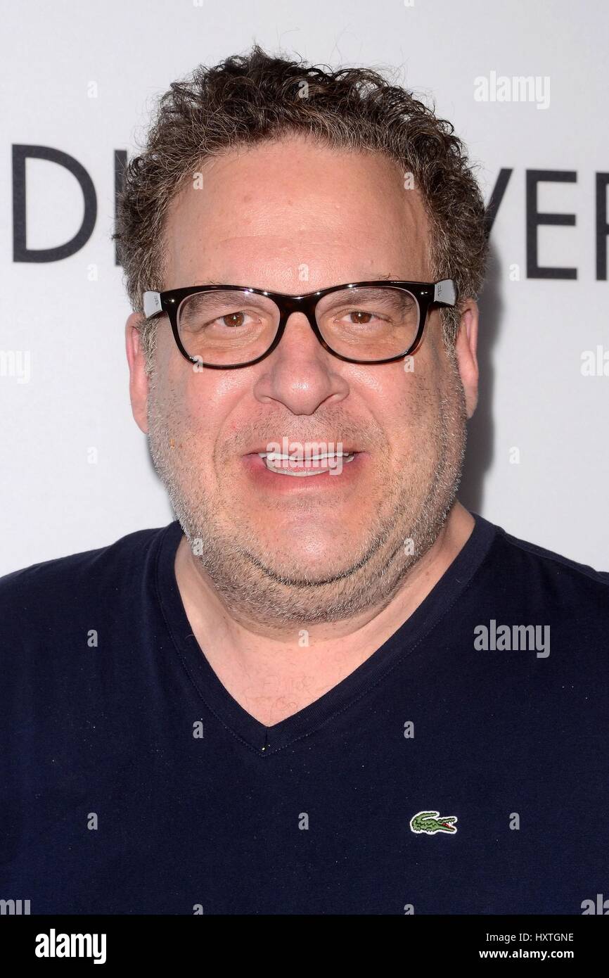 Jeff Garlin im Ankunftsbereich für THE DISCOVERY Premiere auf Netflix, Vista Theatre, Los Angeles, CA 29. März 2017. Foto von: Priscilla Grant/Everett Collection Stockfoto