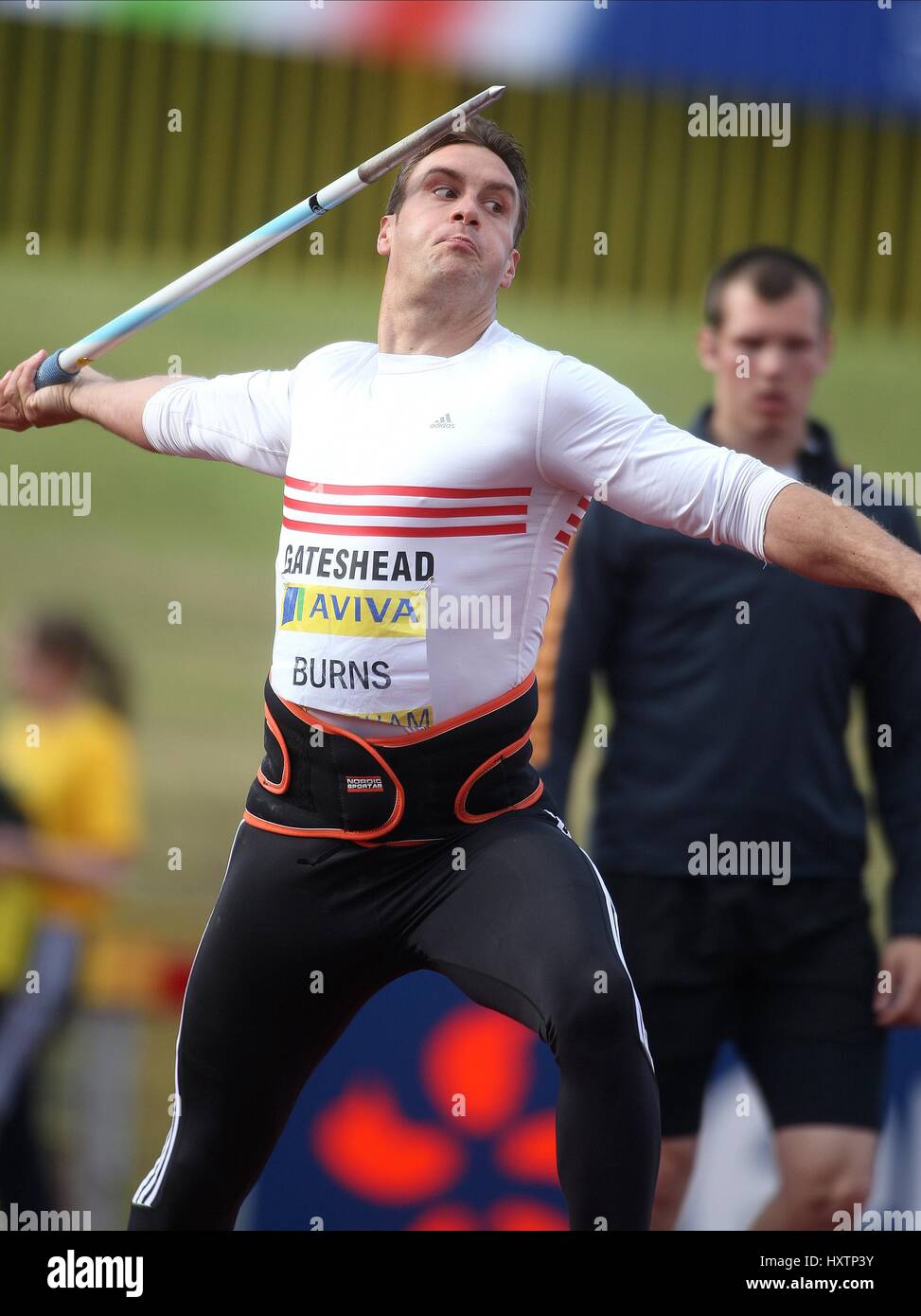 IAN BURNS JAVELIN ALEXANDER Stadion BIRMINGHAM ENGLAND 12. Juli 2008 Stockfoto