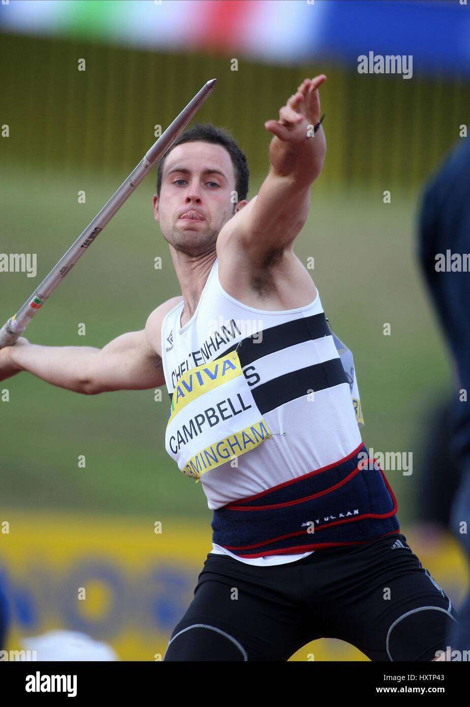 JAMES CAMPBELL JAVELIN ALEXANDER Stadion BIRMINGHAM ENGLAND 12. Juli 2008 Stockfoto
