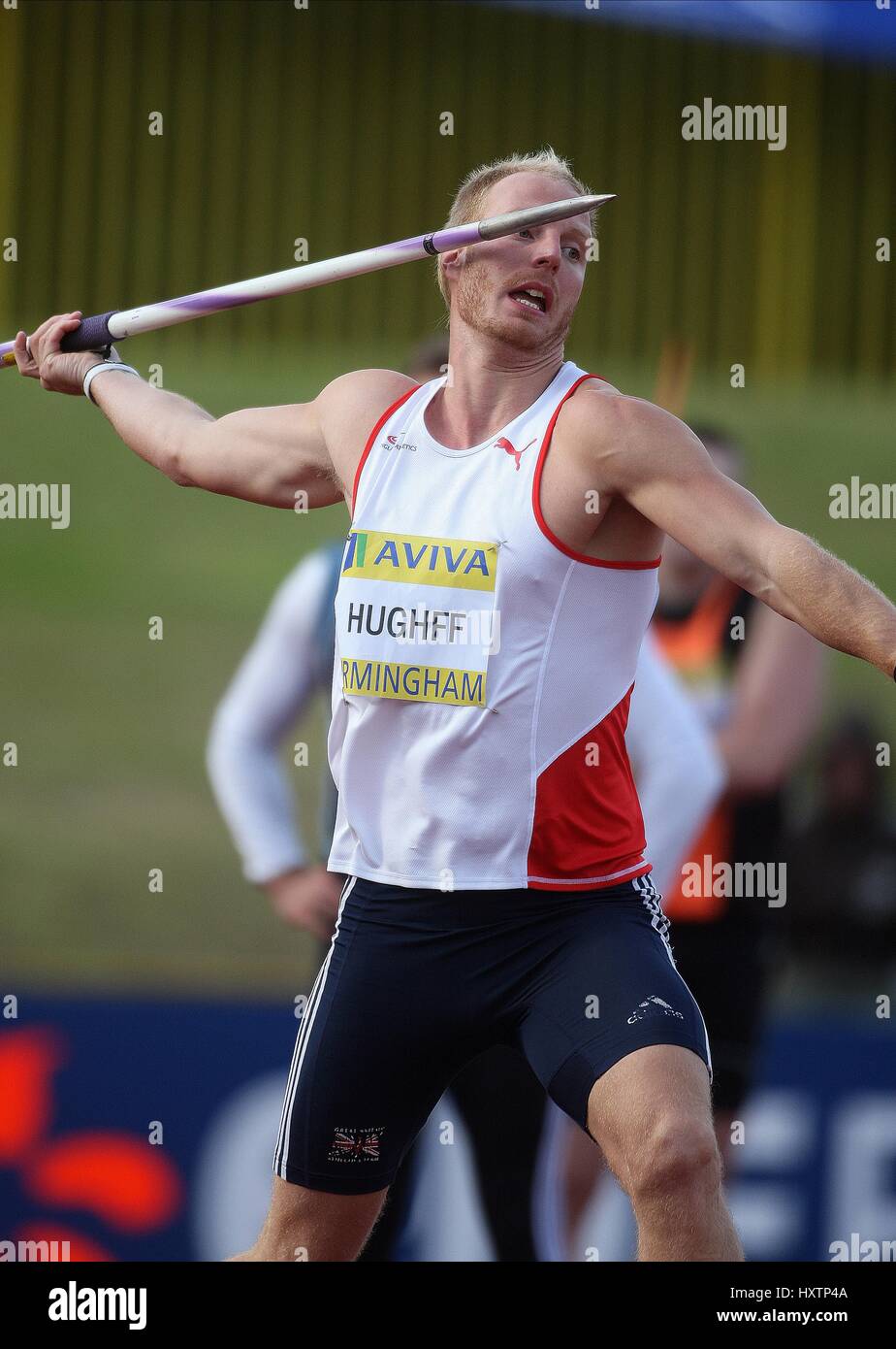 CHRIS HUGHFF JAVELIN ALEXANDER Stadion BIRMINGHAM ENGLAND 12. Juli 2008 Stockfoto