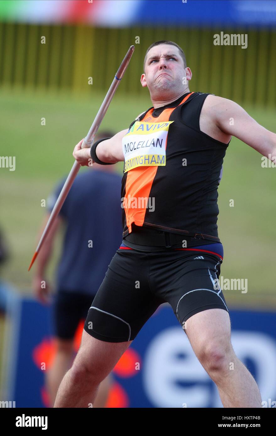 NEIL MCLELLAN JAVELIN ALEXANDER Stadion BIRMINGHAM ENGLAND 12. Juli 2008 Stockfoto