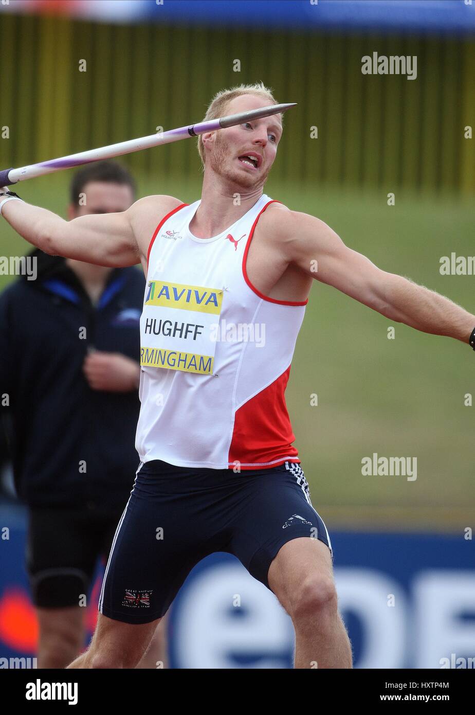 CHRIS HUGHFF JAVELIN ALEXANDER Stadion BIRMINGHAM ENGLAND 12. Juli 2008 Stockfoto