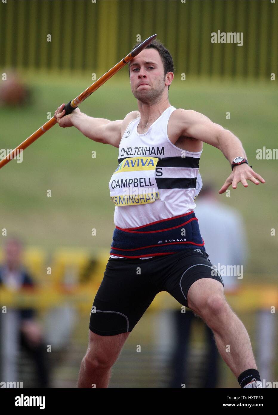 JAMES CAMPBELL JAVELIN ALEXANDER Stadion BIRMINGHAM ENGLAND 12. Juli 2008 Stockfoto