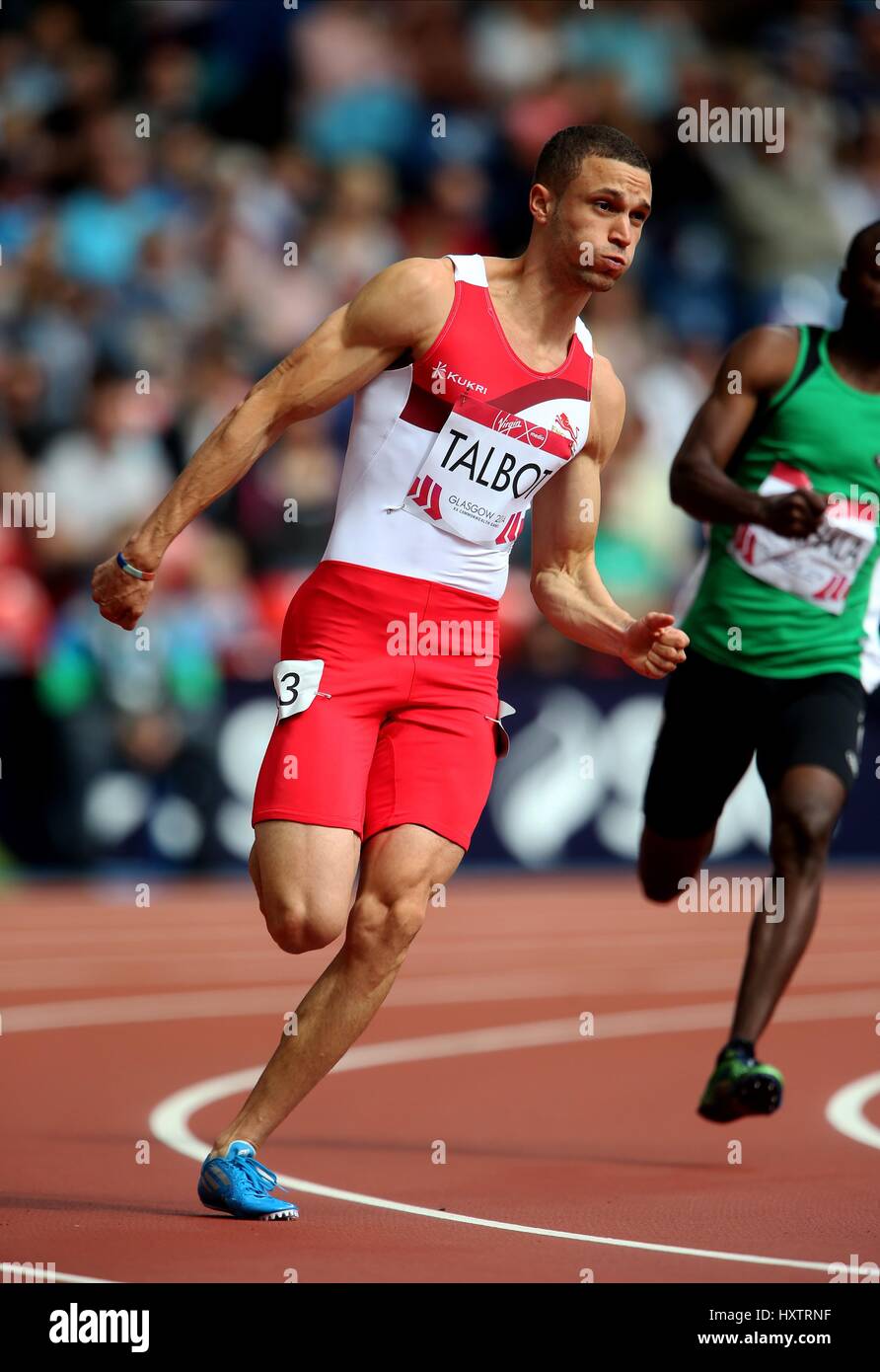 DANNY TALBOT ENGLAND HAMPDEN PARK GLASGOW Schottland 30. Juli 2014 Stockfoto