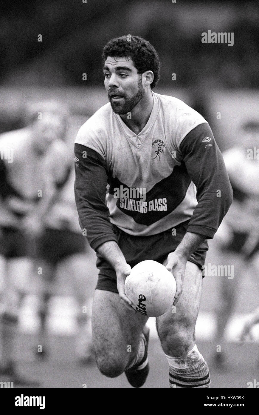 MAL MENINGA ST. HELENS RLFC 4. Mai 1985 Stockfoto