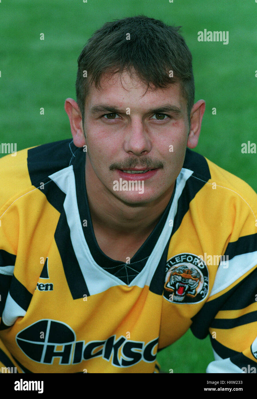 TONY SMITH CASTLEFORD RLFC 17. August 1994 Stockfoto