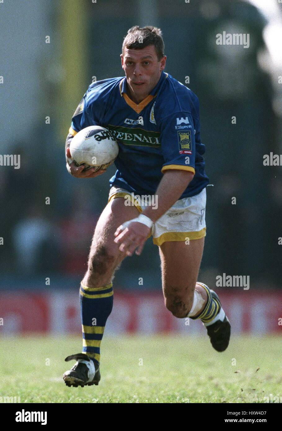 MARK FORSTER WARRINGTON RLFC 16. April 1996 Stockfoto