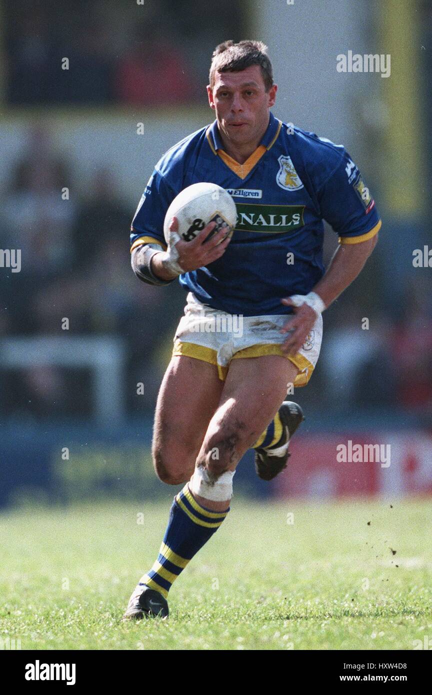 MARK FORSTER WARRINGTON RLFC 16. April 1996 Stockfoto