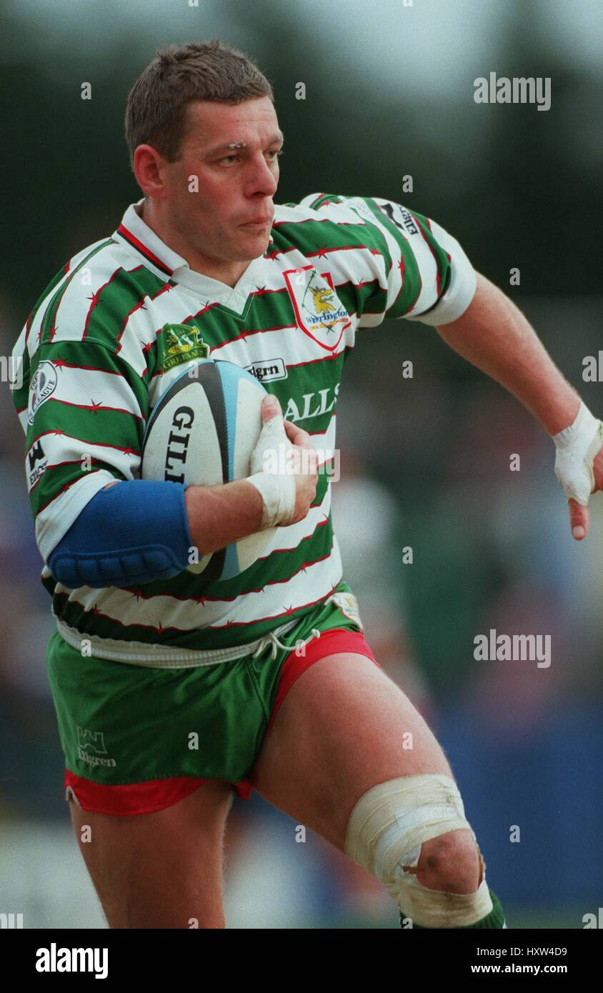 MARK FORSTER WARRINGTON RLFC 16. April 1996 Stockfoto