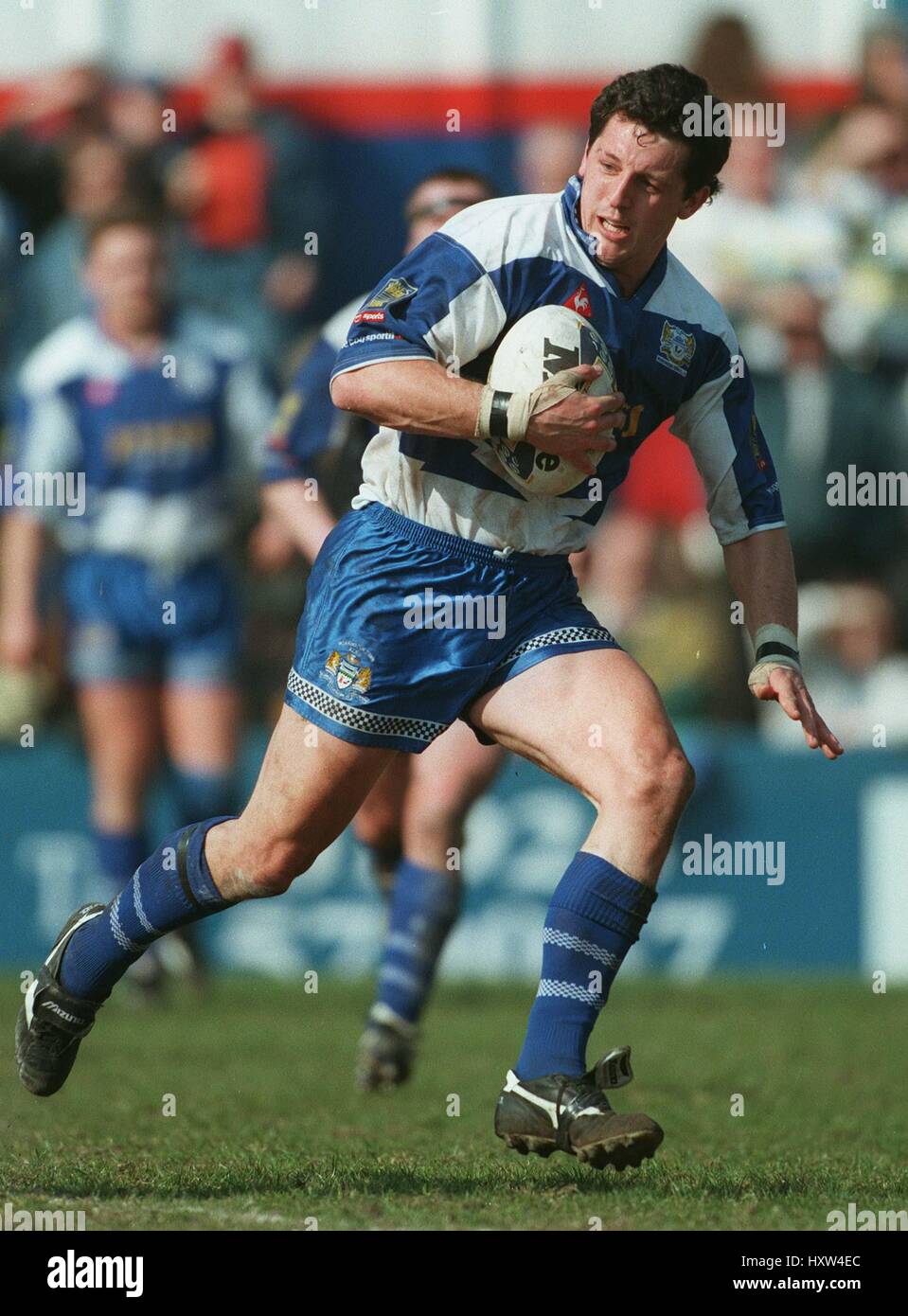 DAVID FRAISSE WORKINGTON Stadt RLFC 18. April 1996 Stockfoto