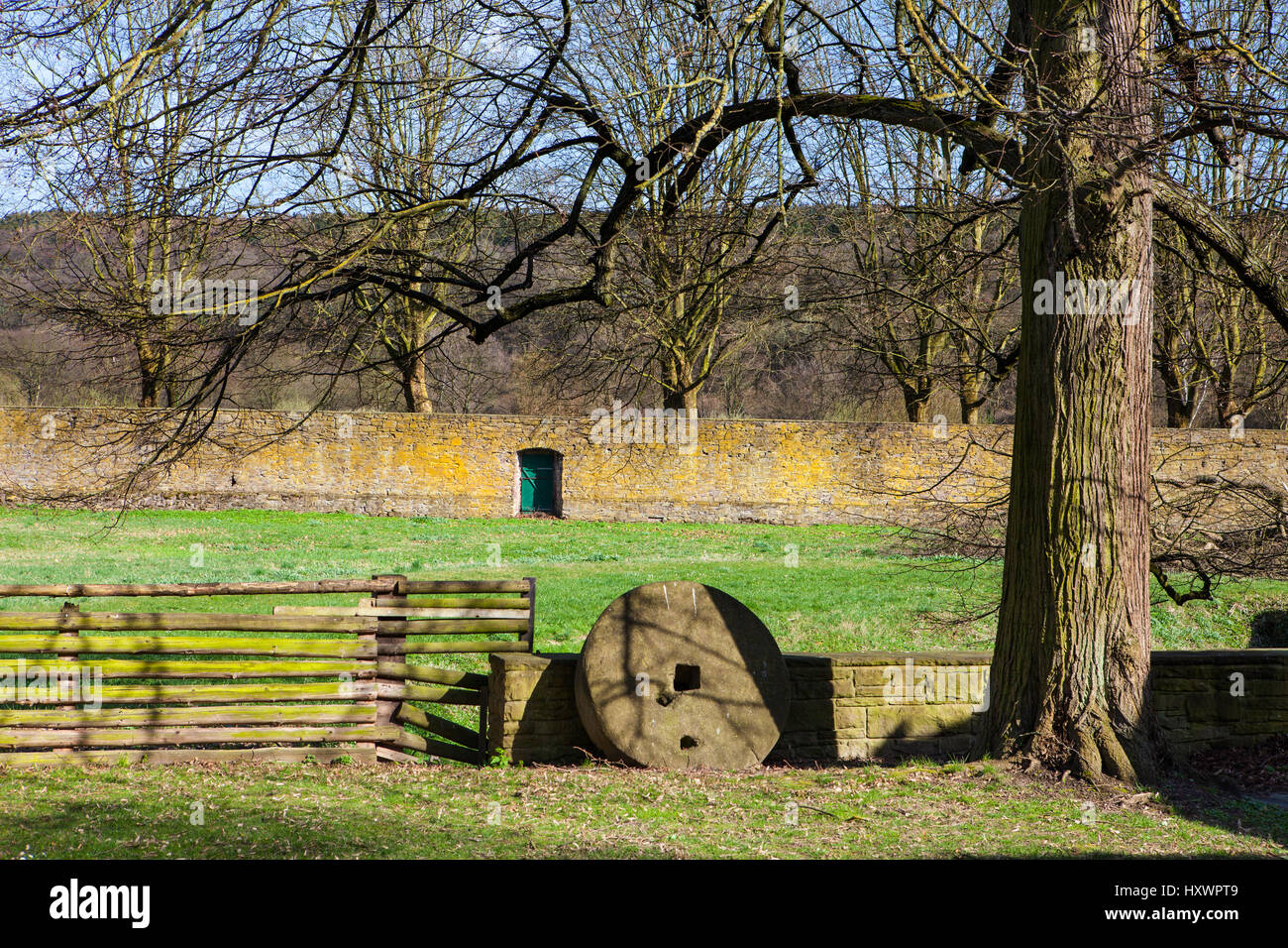 Imperiale Abtei Corvey, UNESCO-Weltkulturerbe, Höxter, Nordrhein-Westfalen, Deutschland, Europa Stockfoto