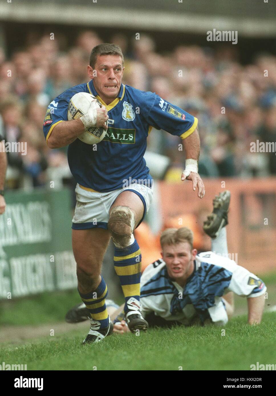 MARK FORSTER WARRINGTON RLFC 13. Mai 1996 Stockfoto