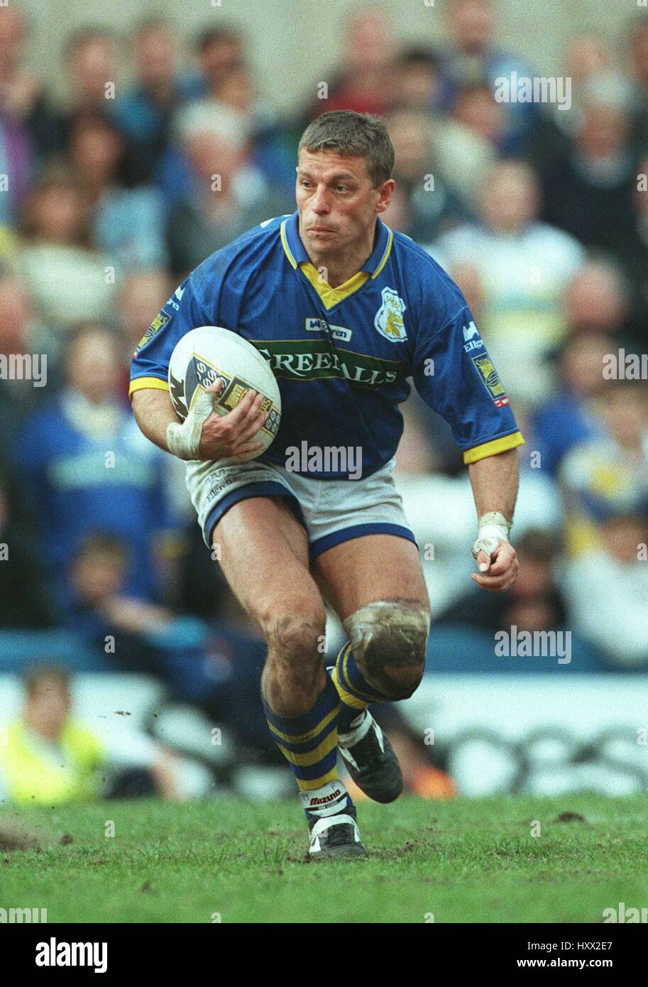 MARK FORSTER WARRINGTON RLFC 13. Mai 1996 Stockfoto