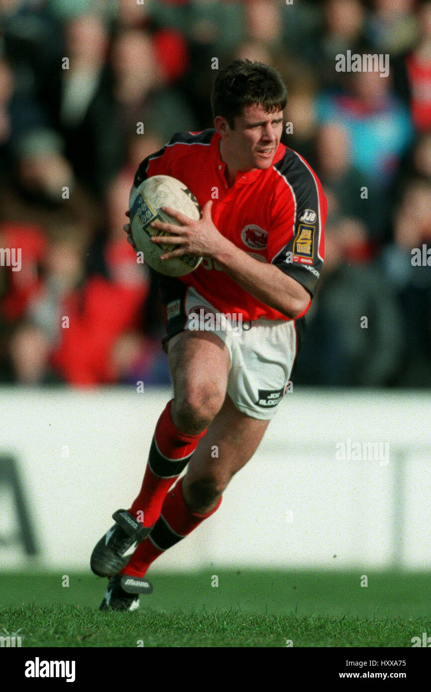 STEVE BLAKELY SALFORD REDS RLFC 17. März 1998 Stockfoto