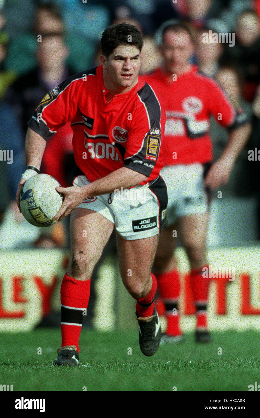 JOSH WHITE SALFORD REDS RLFC 17. März 1998 Stockfoto