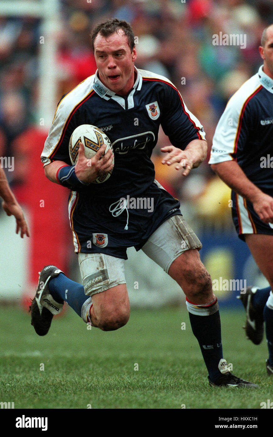 BRIAN MCDERMOTT BRADFORD Stiere RLFC 27. Februar 2000 Stockfoto