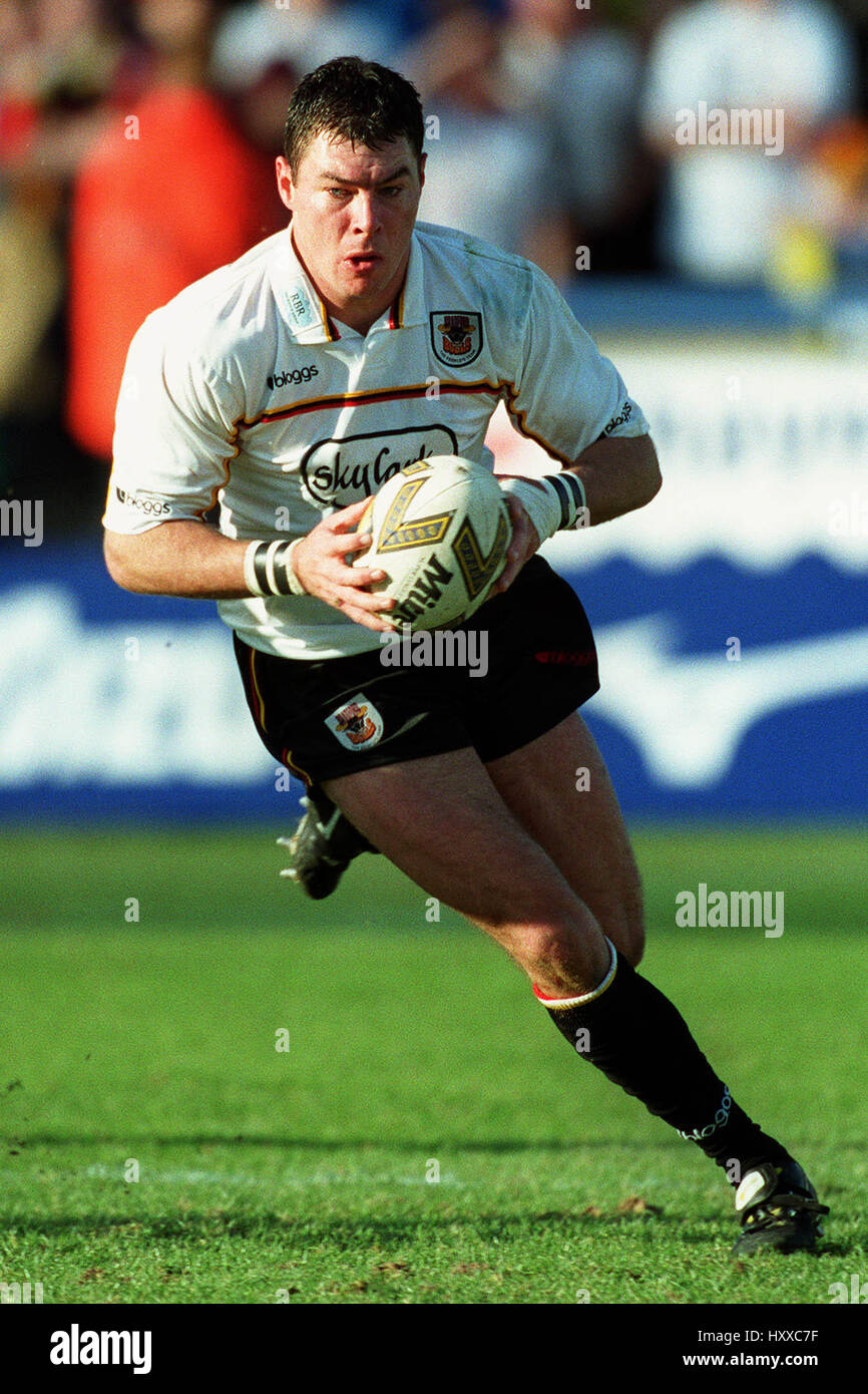 MICHAEL Widerrist BRADFORD BULLS RLFC 11. März 2000 Stockfoto