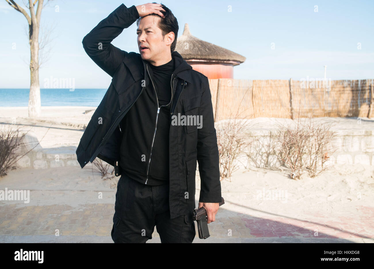 VERTRAG ZU TÖTEN (2016) RUSSELL WONG KEONI WAXMAN (DIR) ACTIONHOUSE BILDER/MOVIESTORE SAMMLUNG LTD Stockfoto