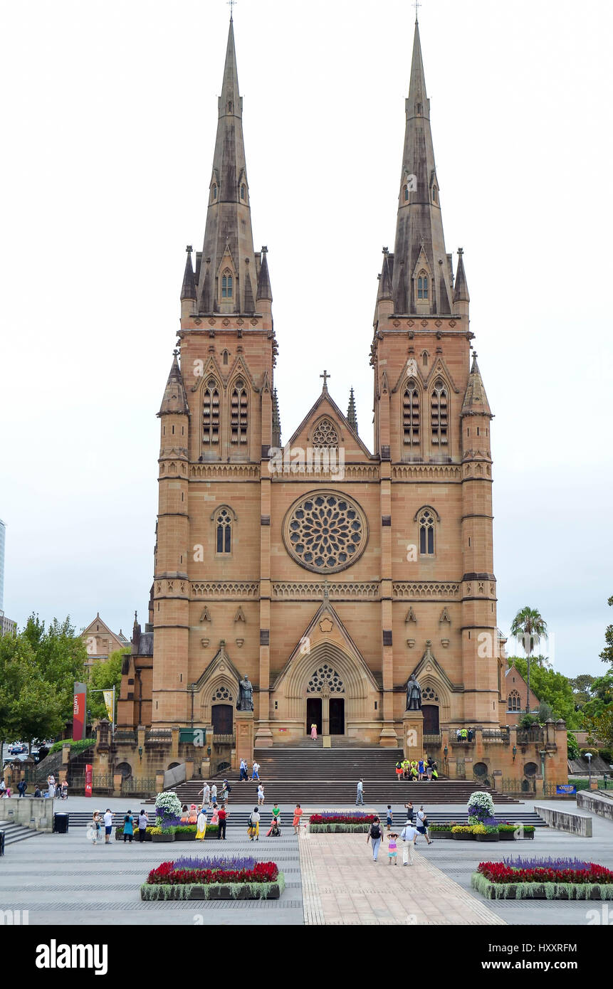 Sankt Marien Dom, sydney Stockfoto