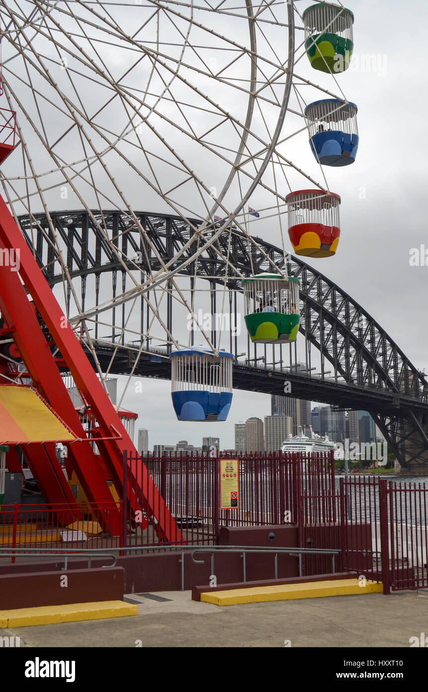 Lunapark, sydney Stockfoto