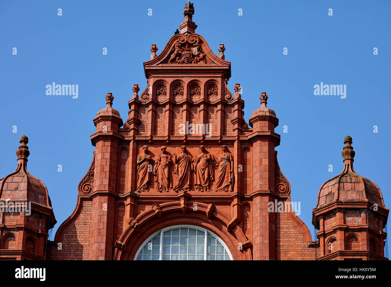 Grad II aufgeführten Peel Park Campus, Peel Gebäude ursprünglich für Salford Royal Technical Institute, von dem Architekten Henry Lord Salford Universität manche Stockfoto