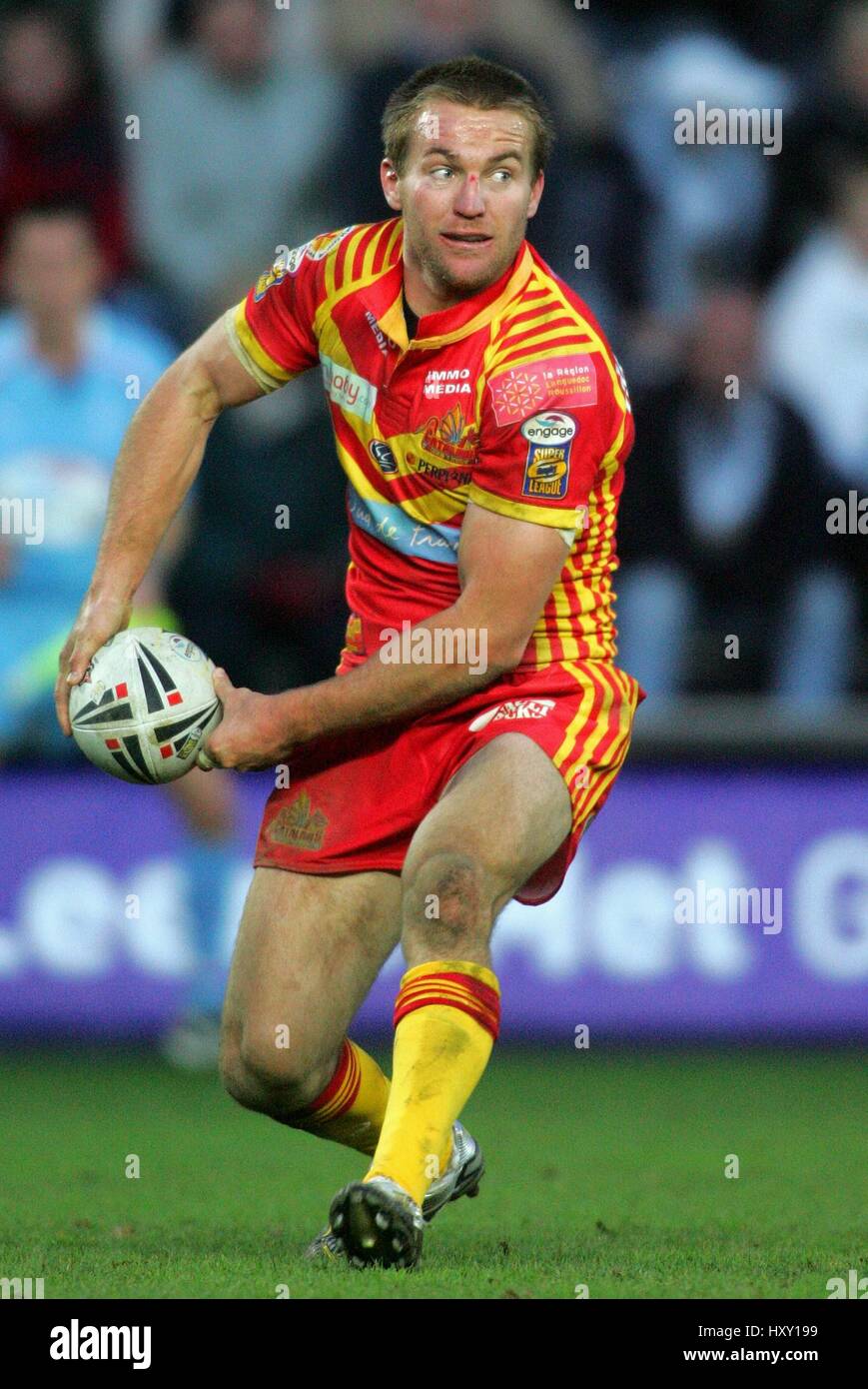 UNBEKANNTE katalanische Drachen KC STADIUM HULL ENGLAND 11. Februar 2007 Stockfoto